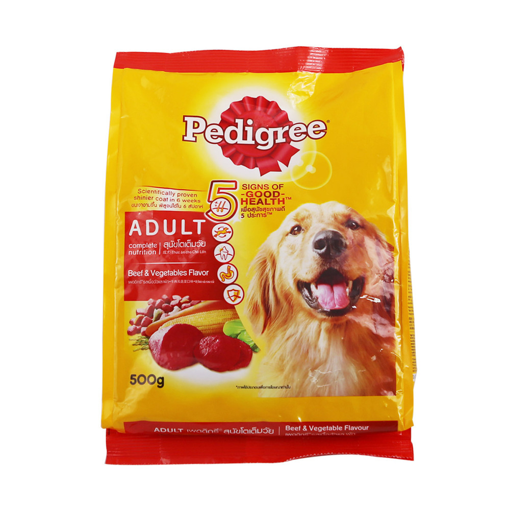 Pedigree Dog Food Adult Dry Beef & Vegetable 500G