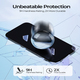 AUKEY SPGT10B Super Clear Tempered Glass Screen Protector for iPhone 15 Plus