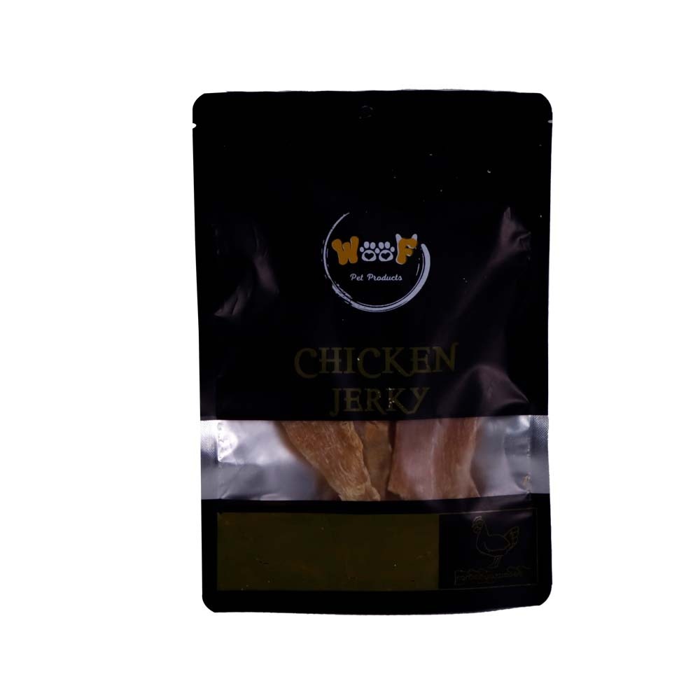 Woof Dog Treats Chicken Jerky 60G