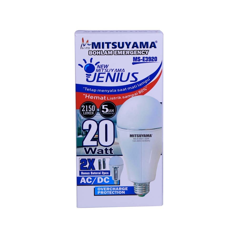Mitsuyama Emergency AC/DC Bulb 20W MS-E3920
