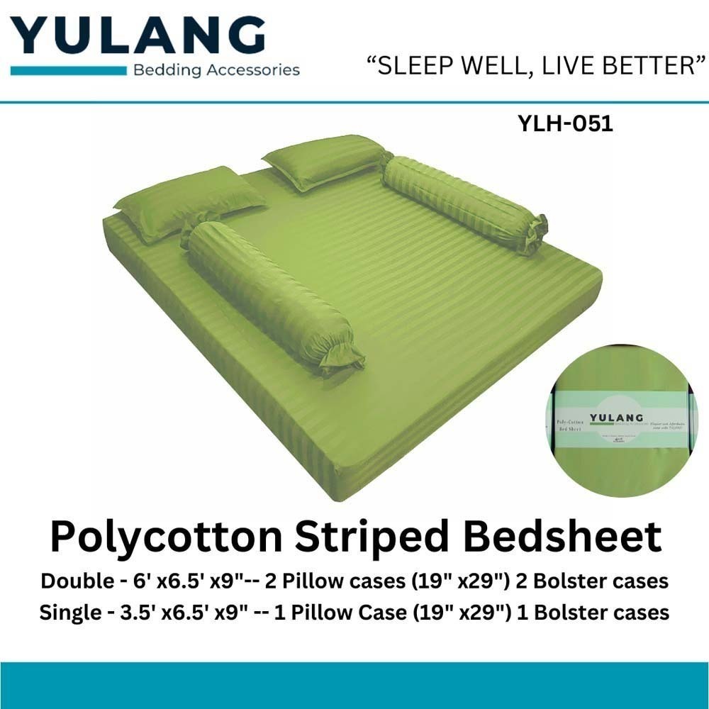 Yulang Hotel Stripped Double Bedsheet Set YLH-51D
