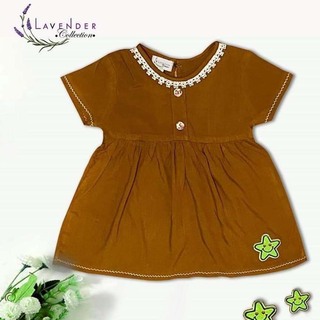 Lavender Girl Spant Dress (Design-22) Brown Medium