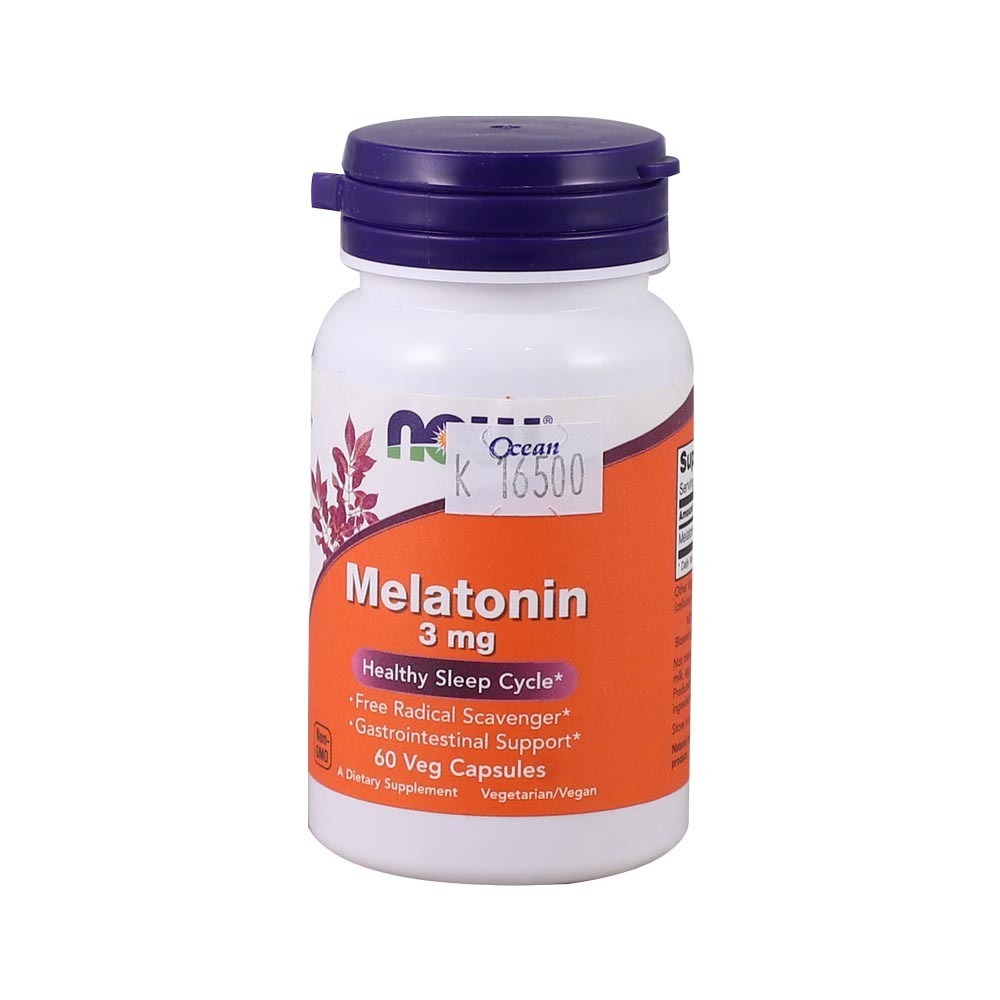 Now Melatonin 3MG 60Capsules