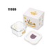 Baby Cele Bambi Koo Food Glass Storage Container 11599 (White)