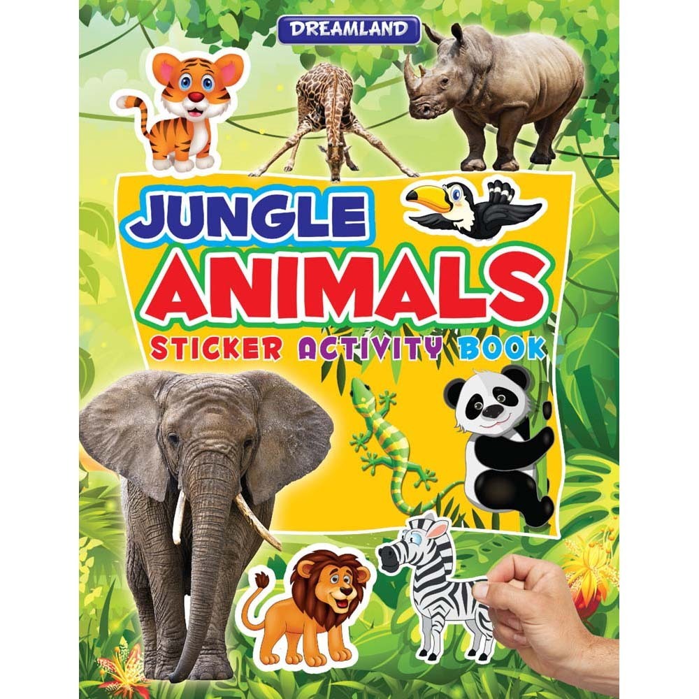 Sticker Activity Book - Jungle Animals