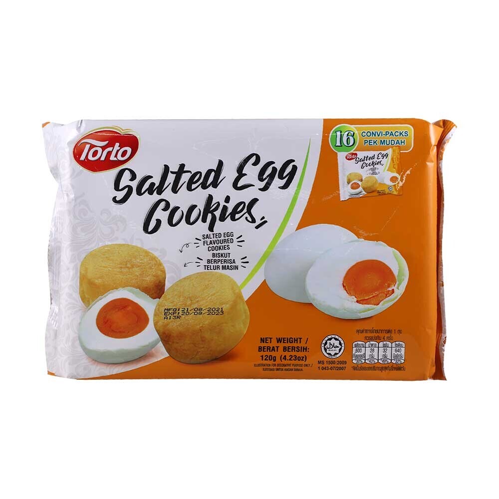 Torto Salted Egg Cookies 120G