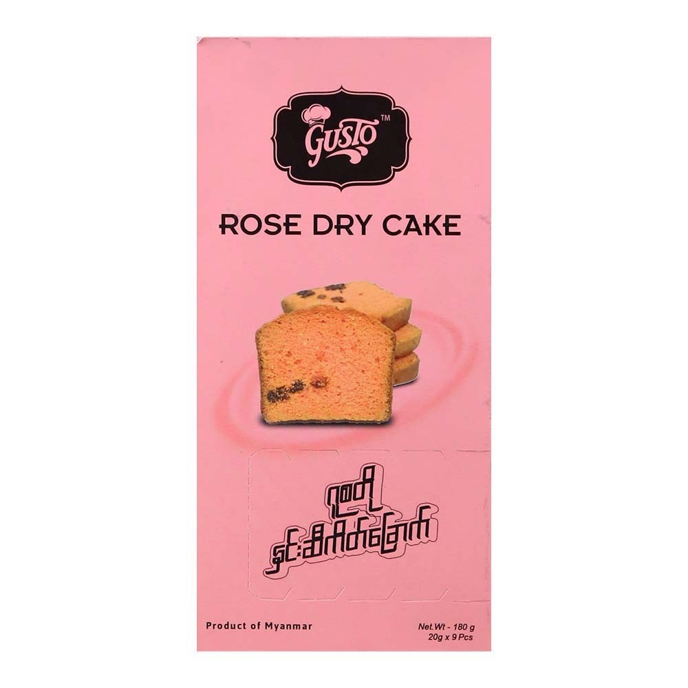 Gusto Rose Dry Cake 180G