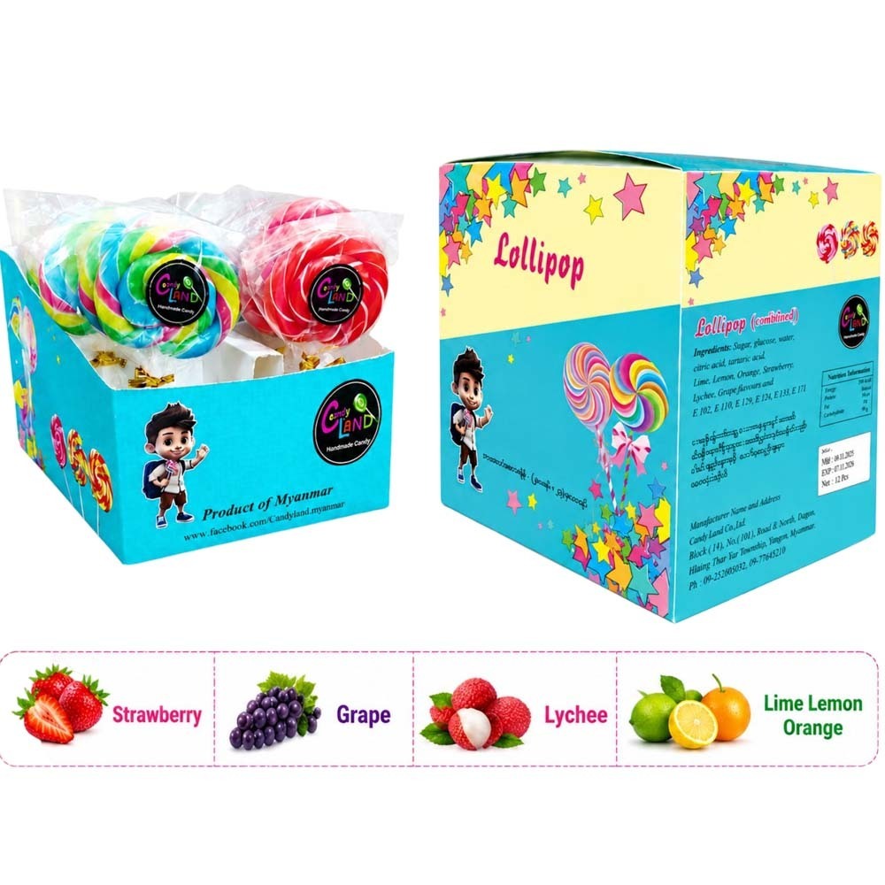 Candy Land Lollipop Medium (24PCS) 480G