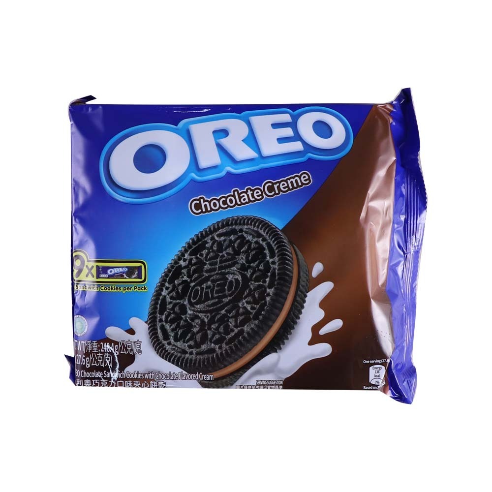 Oreo Sandwich Cookies Choco Cream 9PCS 248.4G