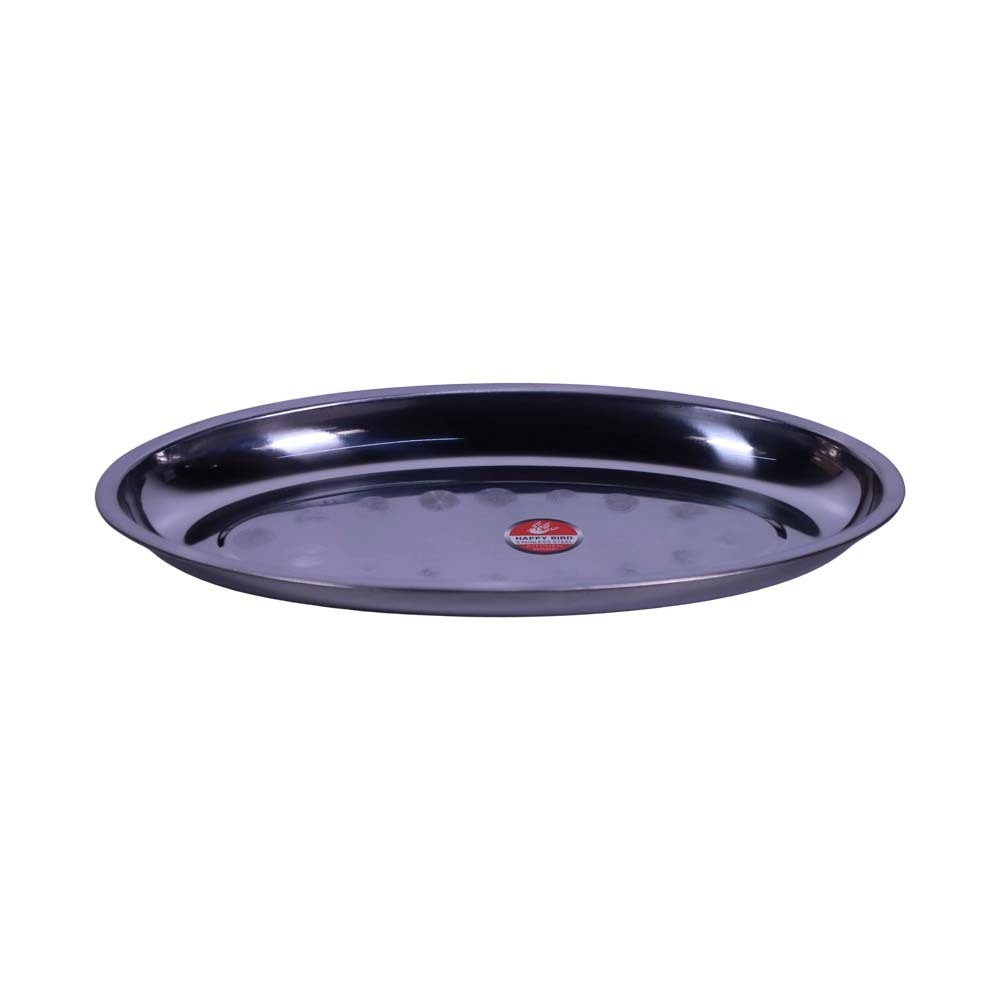 Happy Bird Steel Oval Deep Tray D35