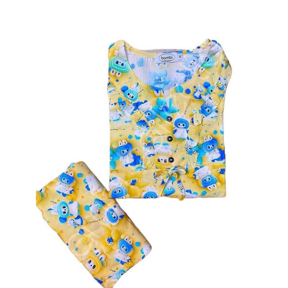 Bambi Women Spant One Set Yellow AA0054 D1 Medium