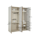 Index Haze Wardrobe 4 Doors Light Grey