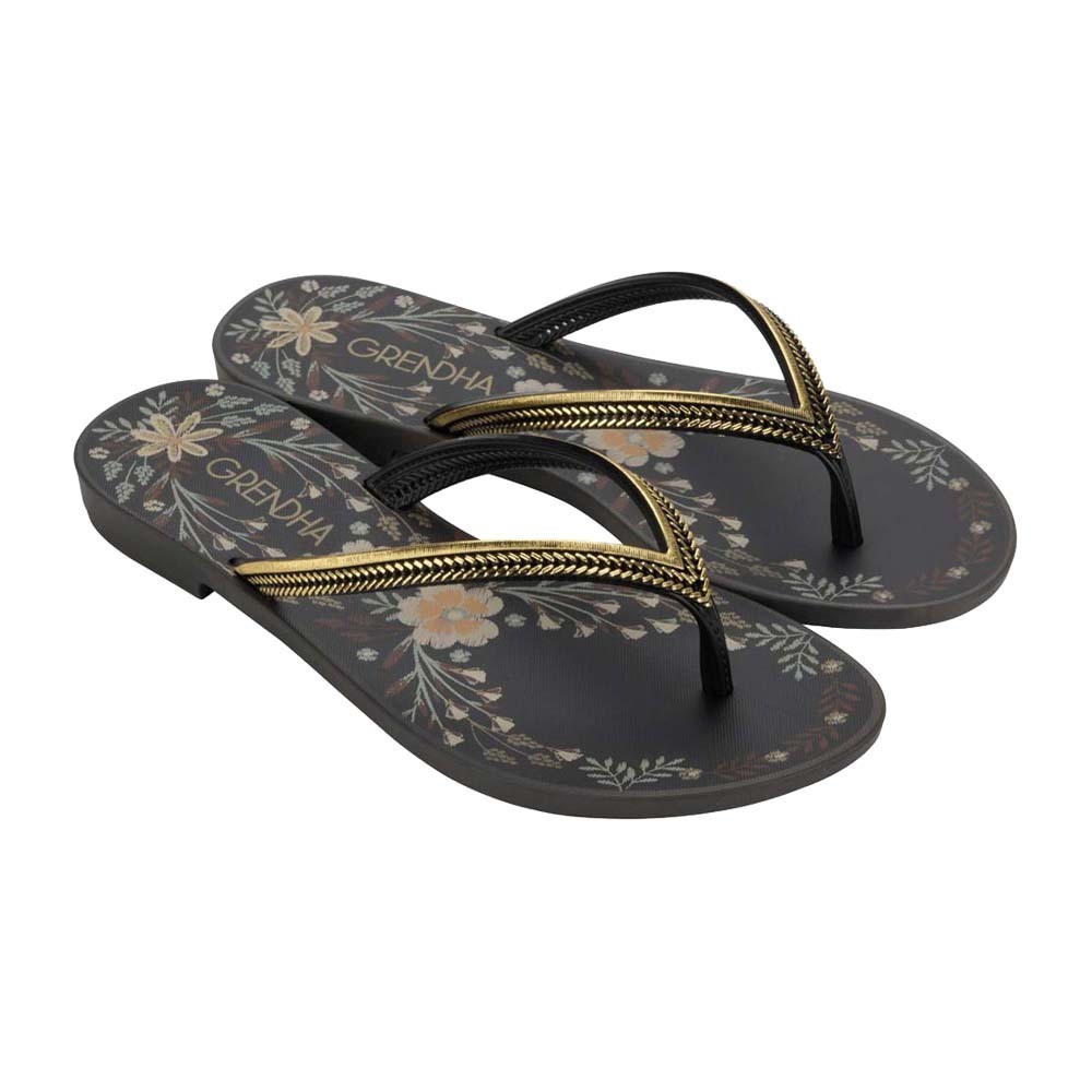 Grendha + Acai Energia Fem Flip (No-6) Black 118060AW90206