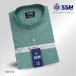 Madarin Collar Shirt Short Sleeve 2XL (Emerald Gray) SSM-O-P-S-074