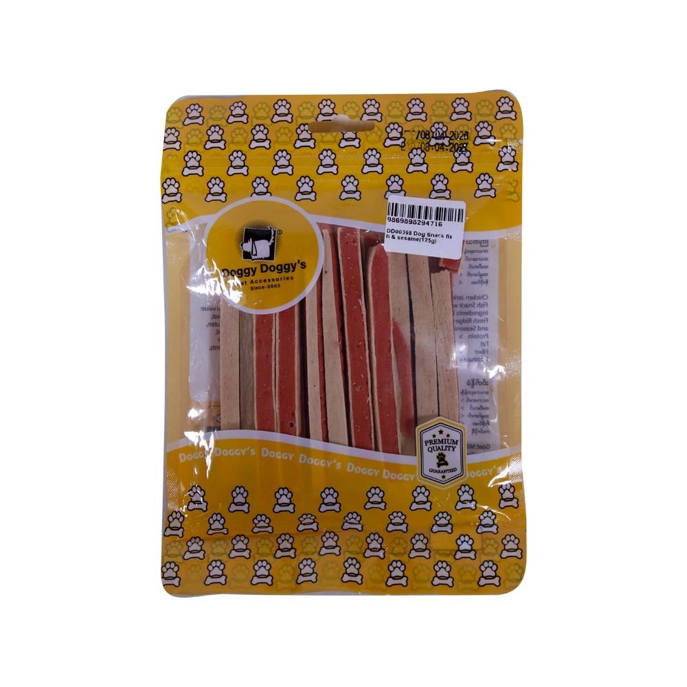 Doggy Doggy`s Dog Chew Snack Fish 125G DD00398