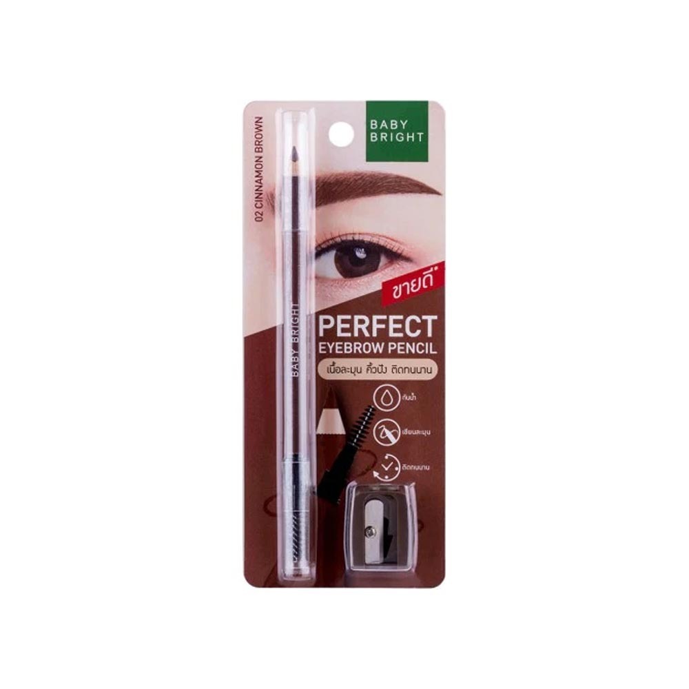 Baby Bright Perfect Eyebrow Pencil 1.2G (02 Cinnamon Brown)