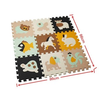 Baby Cele Puzzel Foam Mats 9PCS Design 2 (Small)