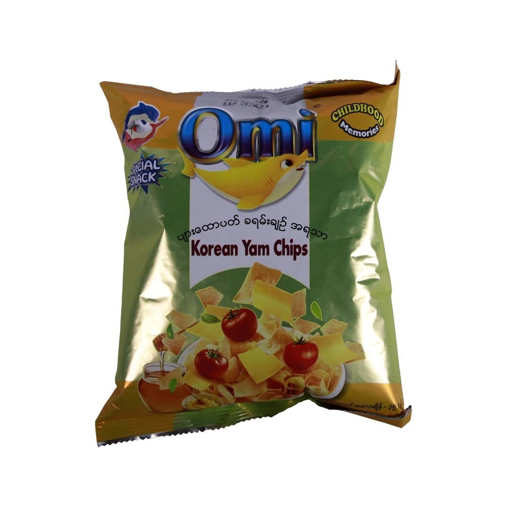 Omi Korean Yam Tapioca Chips Honey Butter 35G