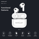 Konfulon BTS-18 (TWS Wireless Earbuds)  White