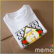 memo ygn GUCCI Square unisex Printing T-shirt DTF Quality sticker Printing-White (Small)