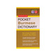 Pocket Burmese Dictionary (Stephen Nolan)