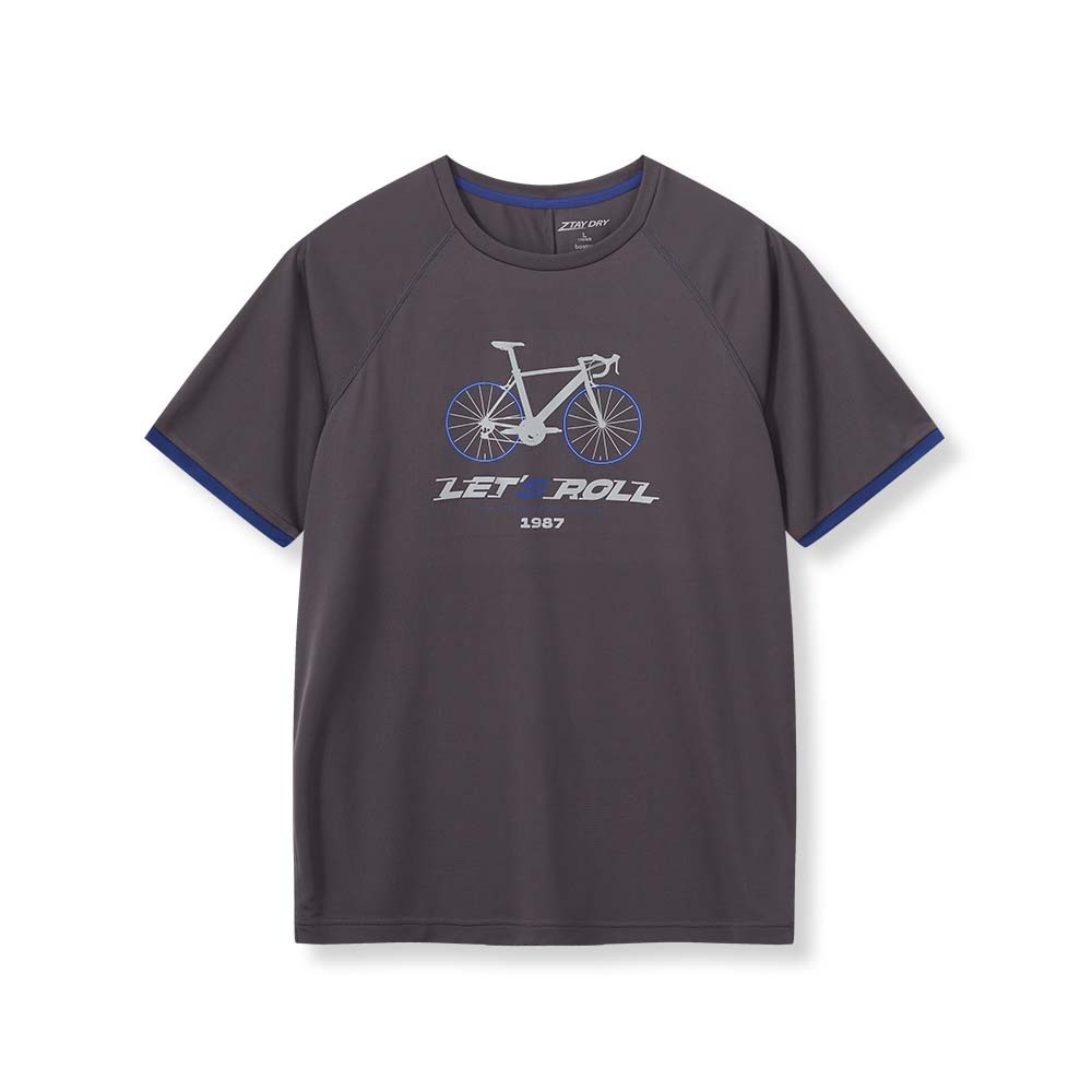 241103018 Bossini Men T-Shirt SS 24-S/S Dark Grey ( M )