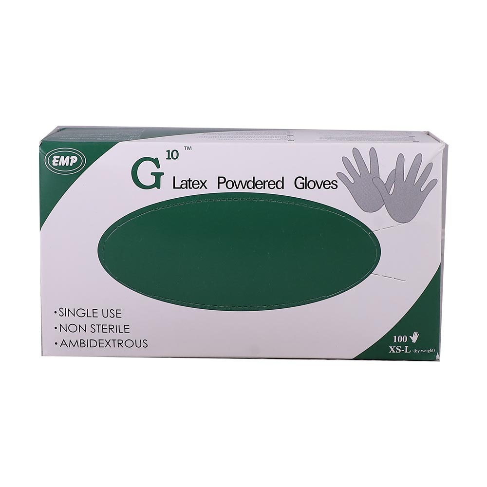 G10 Disposable Latex Gloves 100PCS (M)