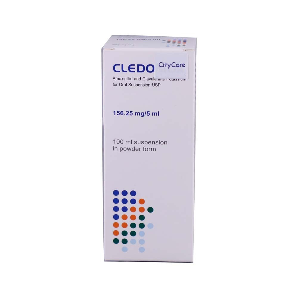 Cledomox Co-Amoxiclav 156.25MG Suspension 100ML