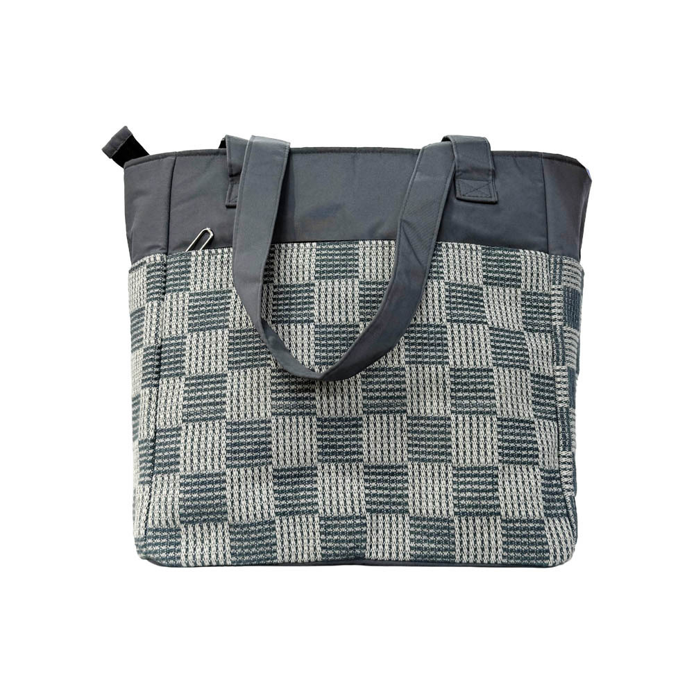 Konoko Pocket Tote Bag Large  (Gray)