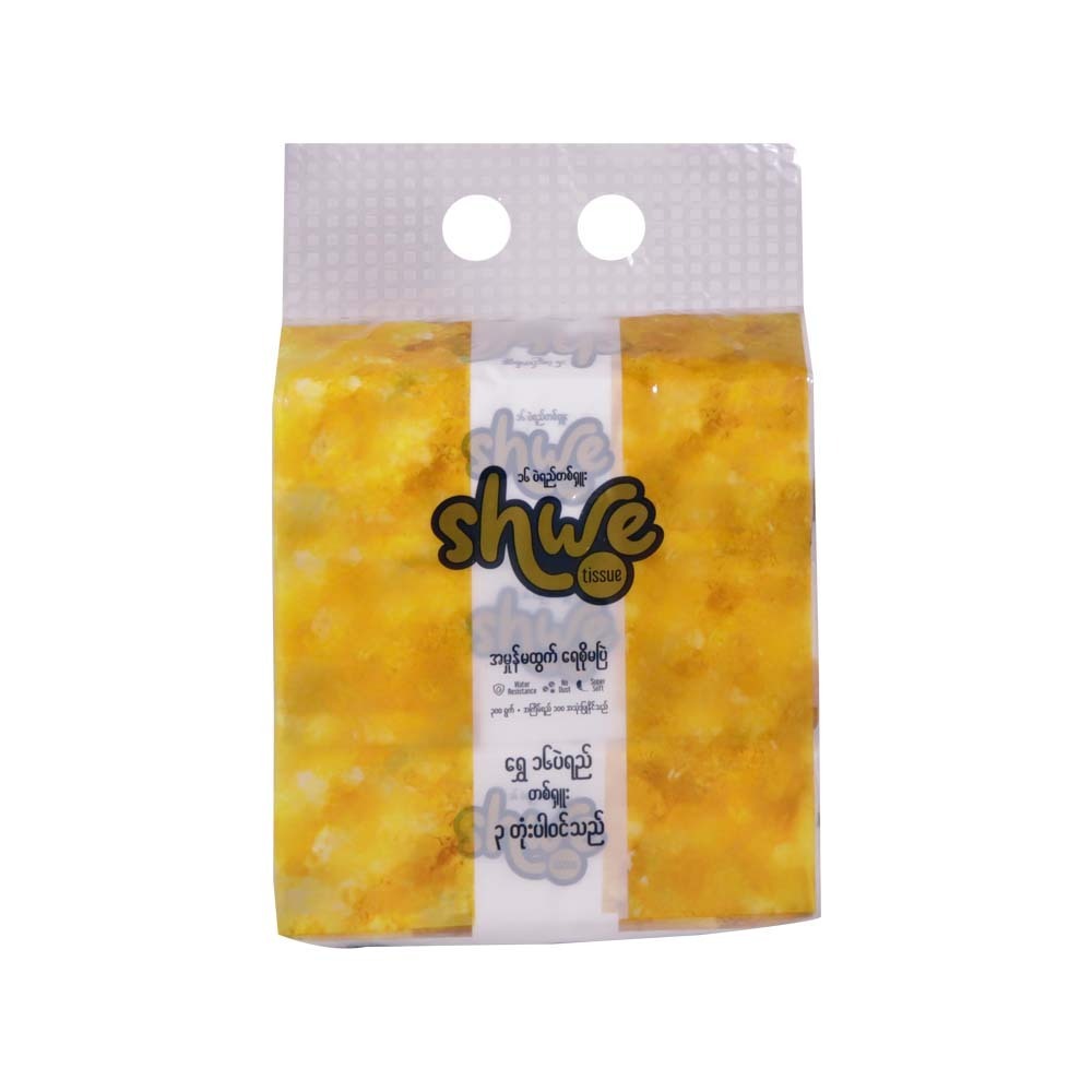 Shwe Facial Tissue 3Ply 300 Sheets x 3