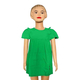 Lavender Girl Faction Dress (Design23) Green Large