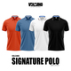 Volcano Men Signature Polo Shirt MDPV-S1010-52 Blue Small