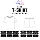 Te Te & Ta Ta T Shirt Short Sleeves & Short Pants White 2 Years (2Pcs/1Set) KTSP-SS101