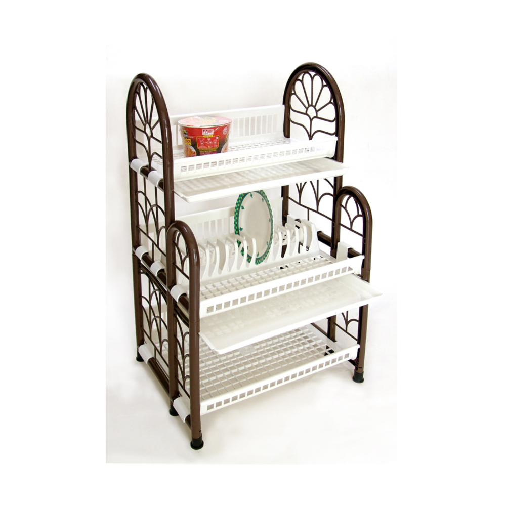 Happy Ware  Colosseum 3 Tier Shelf w/ dish rack and Tray  PB-628/3 DR+T