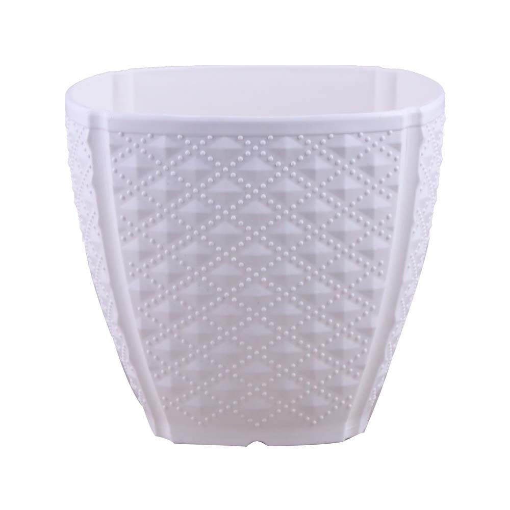 Plastic Flower Pot With Base 15.5x9.5x14.5CM BS-1