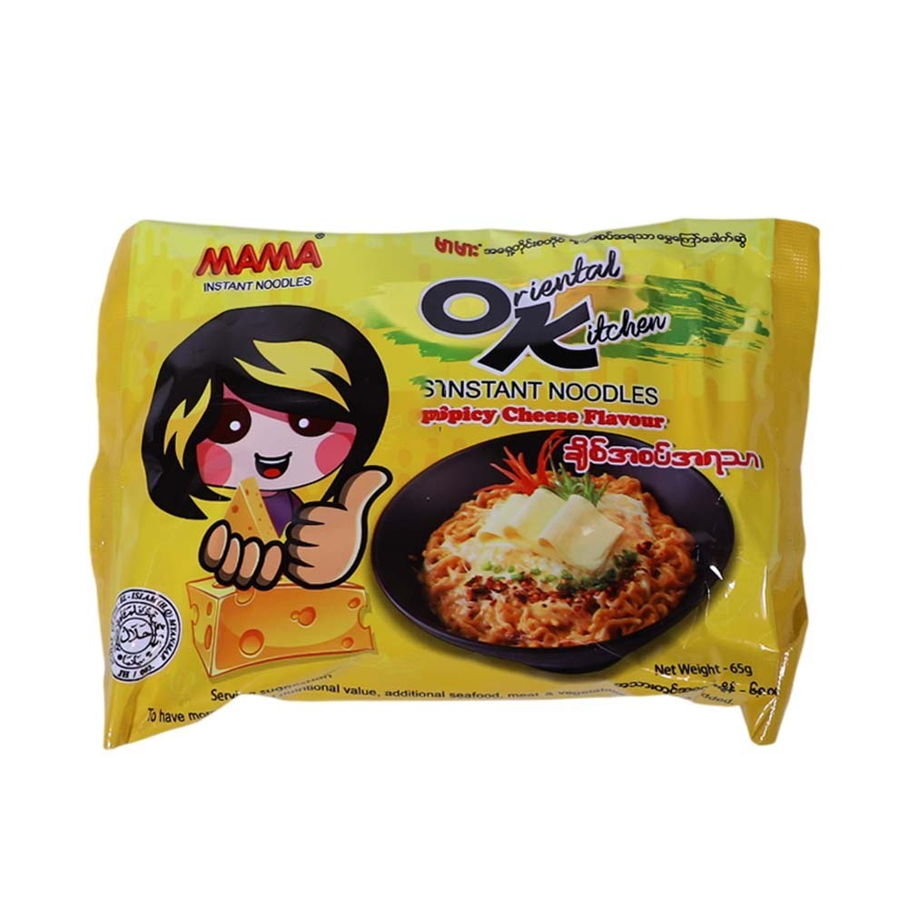 Mama Inst Noodle Oriental Korean Spicy Cheese 65G