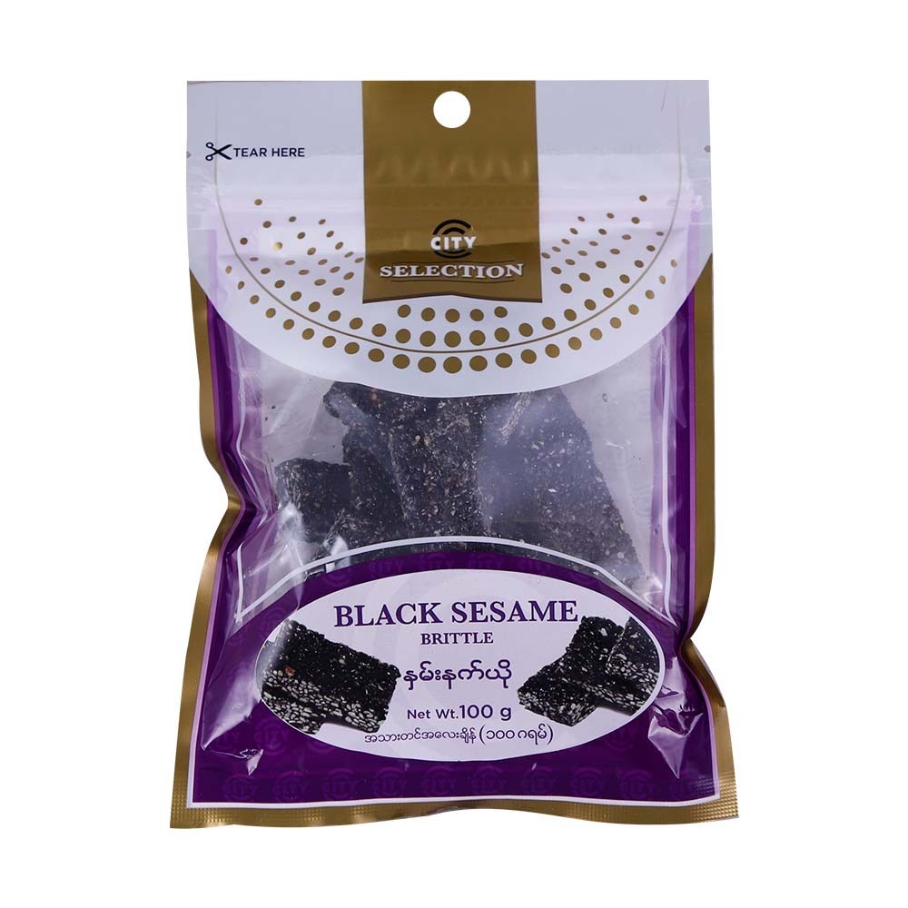 City Selection Black Sesame Brittle 100G