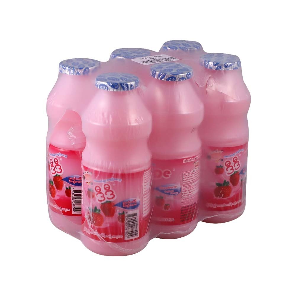 Dede Yoghurt Strawberry 200MLx6PCS