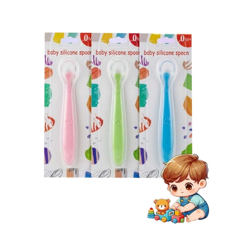 Baby Cele Silicone Spoon(0M+) 1PC Random 11296