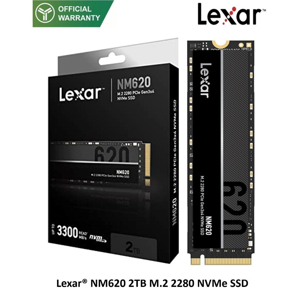 Lexar® NM620 2TB M.2 2280 NVMe SSD