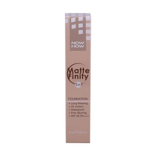 Now How Matte Finity Foundation 25ML NBCUFN C7