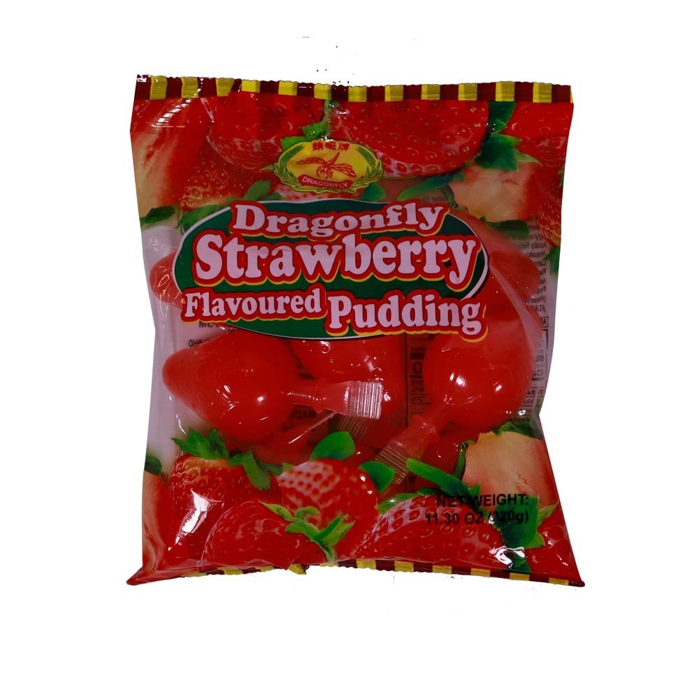 Dragonfly Jelly Strawberry  Pudding 8PCS 320G