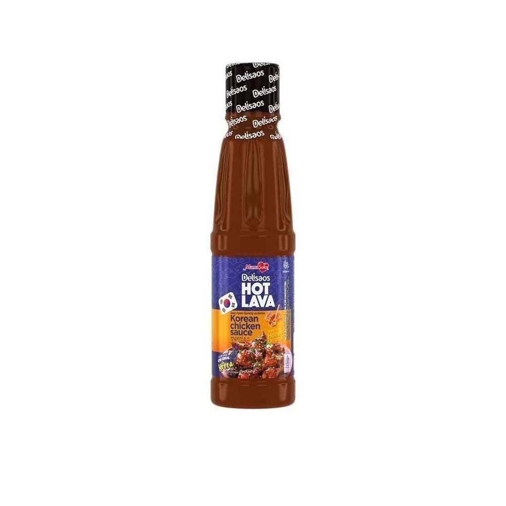 Delisaos Hot Lava Korean Chicken Sauce Honey Original 160G
