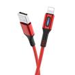 NEW U79 Admirable Smart Power Off Charging Data Cable For Lightning/Red
