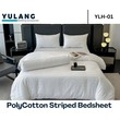 Yulang Polycotton Hotel Stripped Bedsheet Double (5PCS) YLH-01