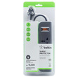 Belkin 3-Out Surge Protector Grey F9E300zb1.5Mgry