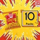 Toe Toe Potato Chips Mini Spicy (10PCS x 30G)