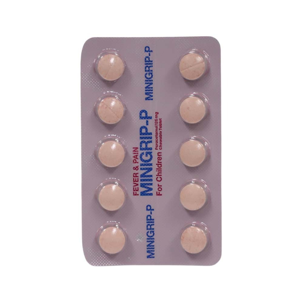 Minigrip-P Paracetamol 125MG 10PCS