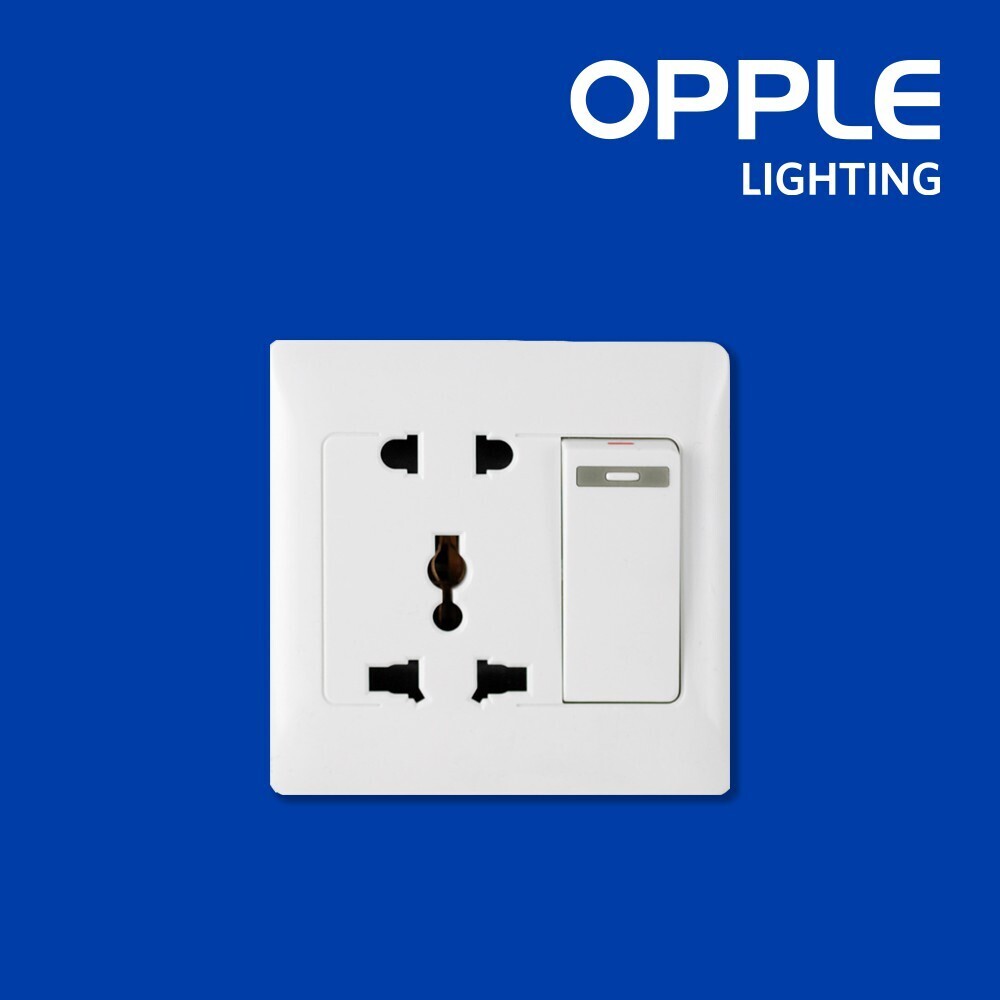 OPPLE OP-C0110910A (5 pin multi+switch) Switch and Socket (OP-20-021)