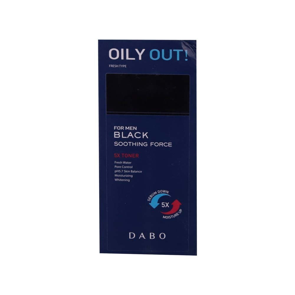 Dabo For Men Black Soothing Force 5X Toner 160ML
